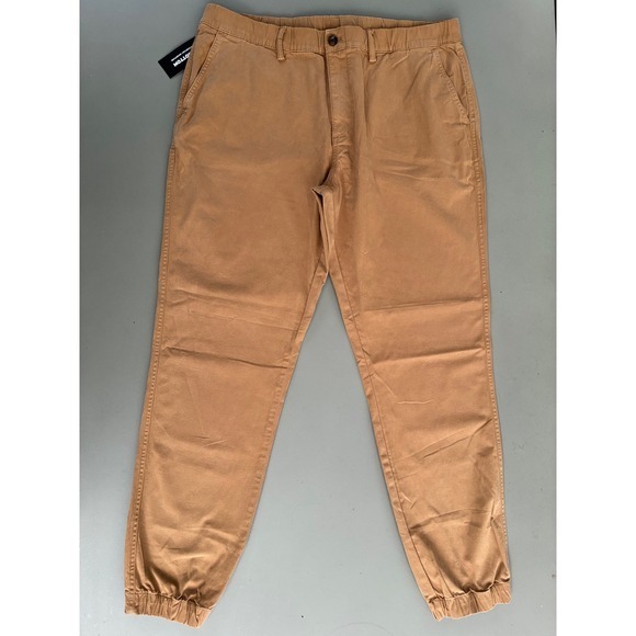 Bearbottom Clothing Other - Bearbottom Mens Stretch Jogger Camel Pants XXL 32 Inseam NWT
